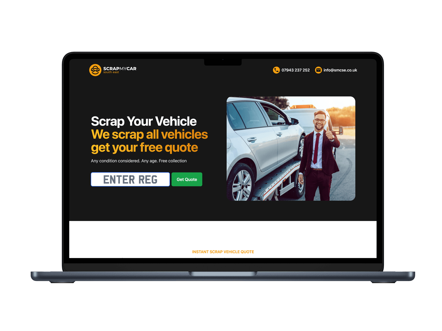 Revamp your vehicle landing page with SEO keywords for improved visibility.